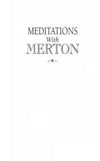 Cover image: Meditations With Merton 9781597529846