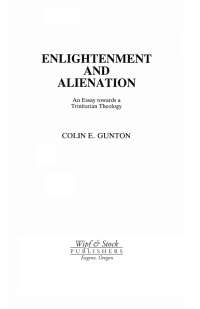 Omslagafbeelding: Enlightenment & Alienation 9781597529488