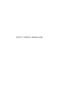 Cover image: Piety Versus Moralism 9781597529471