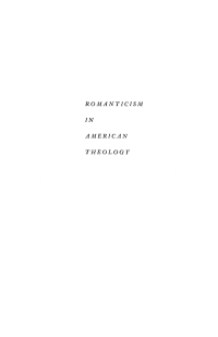 Imagen de portada: Romanticism in American Theology 9781556351235