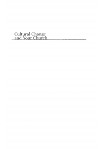 صورة الغلاف: Cultural Change & Your Church 9781556352256