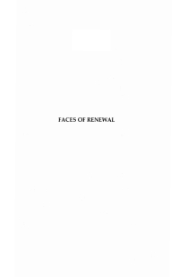 Cover image: Faces of Renewal 9781556352508