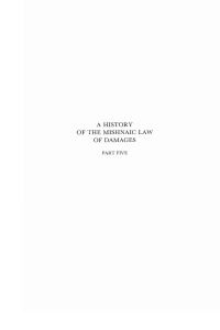 表紙画像: A History of the Mishnaic Law of Damages, Part 5 9781556353697