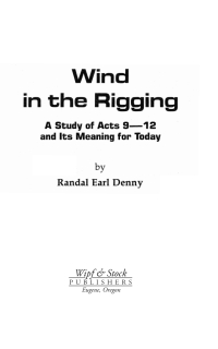 Imagen de portada: Wind in the Rigging 9781556353857