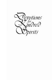 Cover image: Devotions for Kindred Spirits 9781556355653