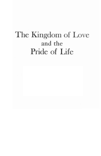 Cover image: The Kingdom of Love and the Pride of Life 9781556355745