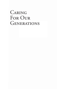 Omslagafbeelding: Caring for Our Generations 9781556356254