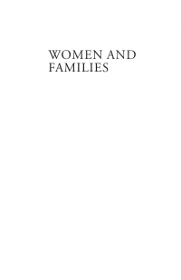 Cover image: Women and Families 9781597525046