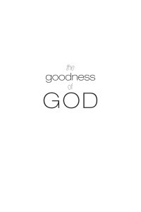 Cover image: The Goodness of God 9781556356759