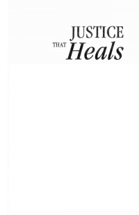 Cover image: Justice That Heals 9781556357862