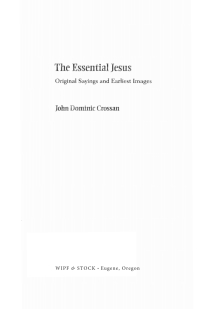 Cover image: The Essential Jesus 9781556358333