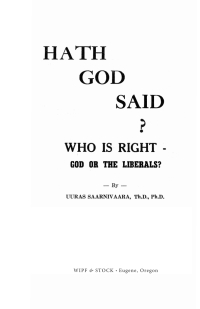 Imagen de portada: Hath God Said? 9781556358852