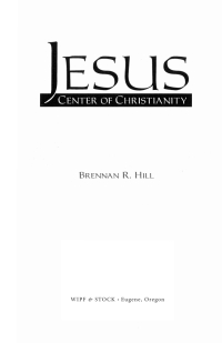 Cover image: Jesus: Center of Christianity 9781556358937