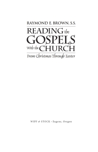 Cover image: Reading the Gospels with the Church 9781556359637