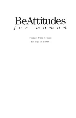 Cover image: BeAttitudes for Women 9781606080122