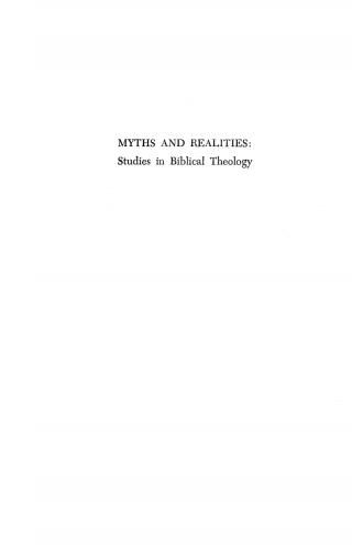 Cover image: Myths and Realities 9781606080504