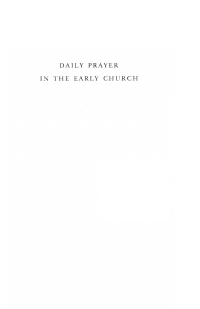 Cover image: Daily Prayer in the Early Church 9781606081051