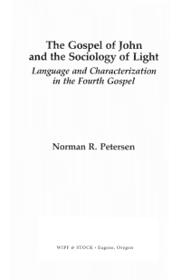 Imagen de portada: The Gospel of John and the Sociology of Light 9781606081143
