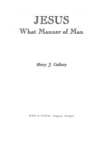 Imagen de portada: Jesus 9781606082003