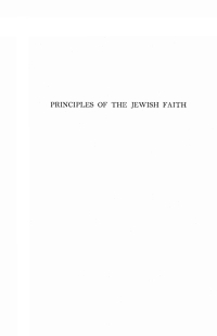 Imagen de portada: Principles of the Jewish Faith 9781606082409