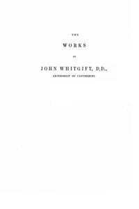 Cover image: The Works of John Whitgift 9781606084304