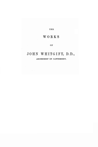 Imagen de portada: The Works of John Whitgift 9781606084328