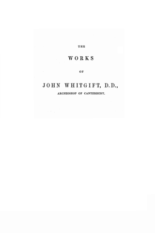 Omslagafbeelding: The Works of John Whitgift 9781606084328