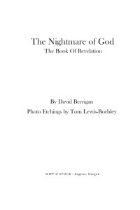 Cover image: The Nightmare of God 9781606084700