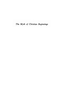 Cover image: The Myth of Christian Beginnings 9781606086933