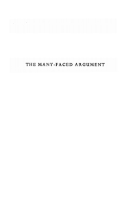 صورة الغلاف: The Many-Faced Argument 9781606086957