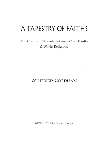 Imagen de portada: A Tapestry of Faiths 9781606088418
