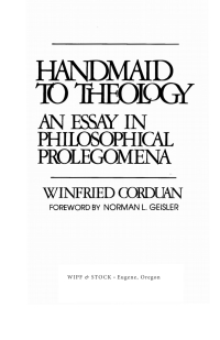 Imagen de portada: Handmaid to Theology 9781606088401