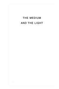 Cover image: The Medium and the Light 9781606089927