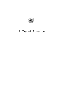 Cover image: A Cry of Absence 9781608991471