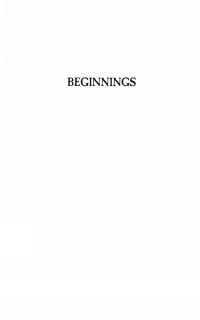 Imagen de portada: Beginnings 9781608992607