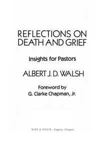 Imagen de portada: Reflections on Death and Grief 9781608991815