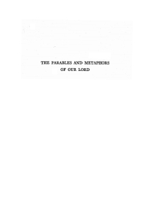 Imagen de portada: The Parables and Metaphors of Our Lord 9781608992898