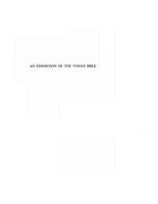 Cover image: Exposition of The Whole Bible 9781608992928