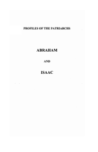 Omslagafbeelding: Profiles of the Patriarchs, Volume 1 9781608993888