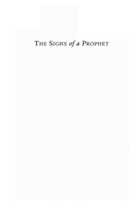 Imagen de portada: The Signs of a Prophet 9781608994137