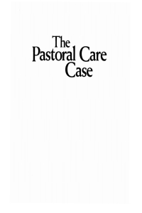 Cover image: The Pastoral Care Case 9781608994489