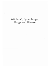 Cover image: Witchcraft, Lycanthropy, Drugs and Disease 9781608996162