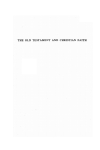 Imagen de portada: The Old Testament and Christian Faith 9781608996865