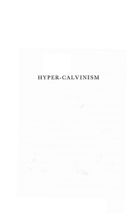 Cover image: The Emergence of Hyper-Calvinism in English Nonconformity 1689–1765 9781608996889