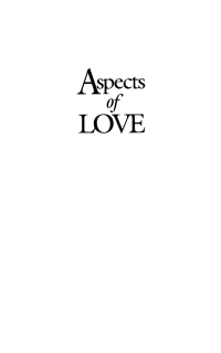 Cover image: Aspects of Love 9781608997206