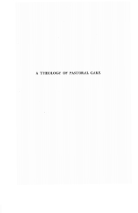Cover image: A Theology of Pastoral Care 9781608995820