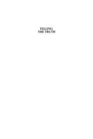 Cover image: Telling the Truth 9781608998982