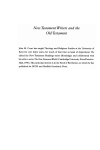 Cover image: New Testament Writers and the Old Testament 9781610970488