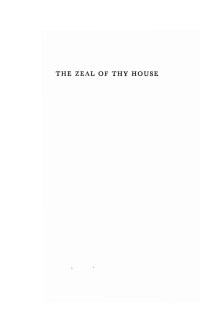 Imagen de portada: The Zeal of thy House 9781610970235