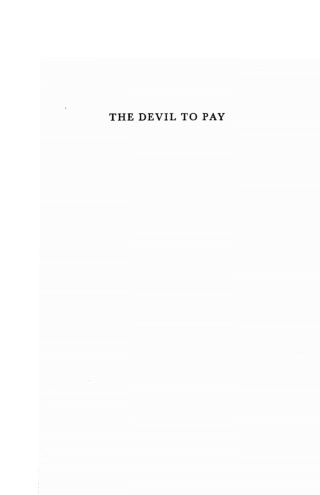Cover image: The Devil To Pay 9781610970204